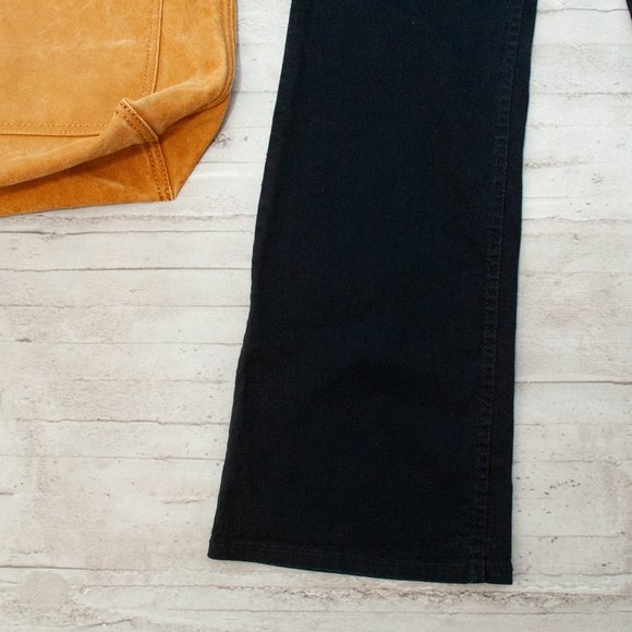 Levi's Signature Stretch At Waist Bootcut Jeans in Black size 12 - Picture 4 of 6
